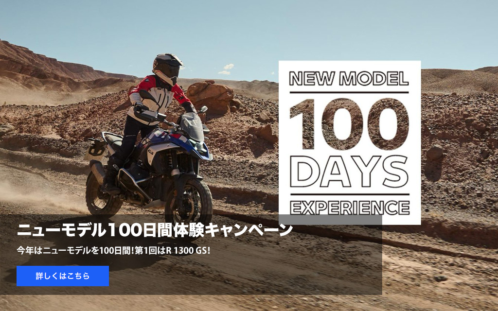 ニューモデル100日間
            体験キャンペーン